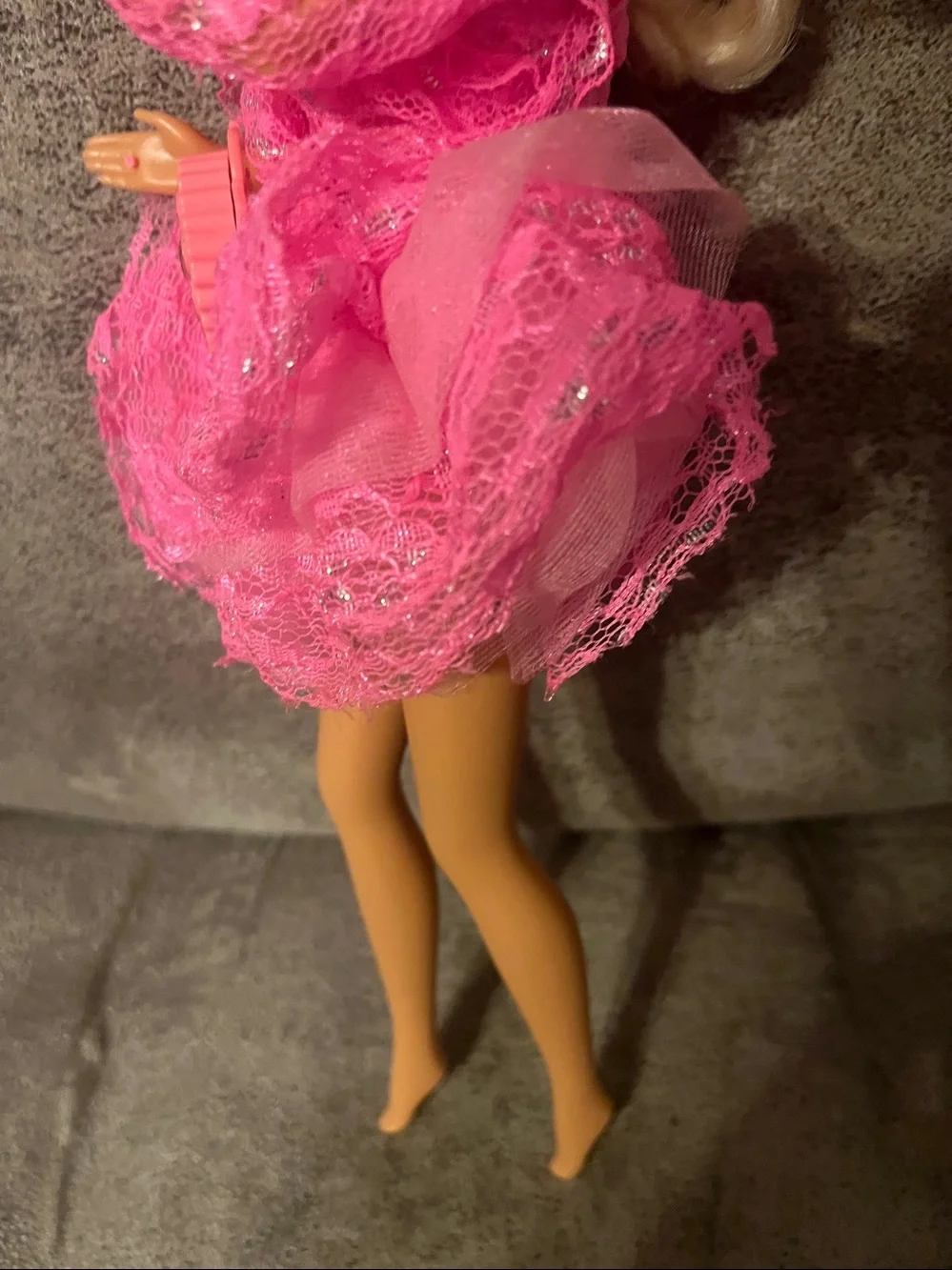 Vintage 1990 Mattel Lights and Lace Barbie Doll #9725